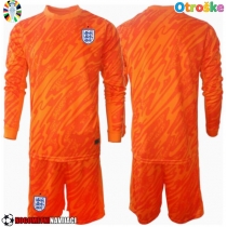 Otroške Nogometnih dresov Anglija Vratar Domači EP 2024 Dolgi rokavi (+ hlače)